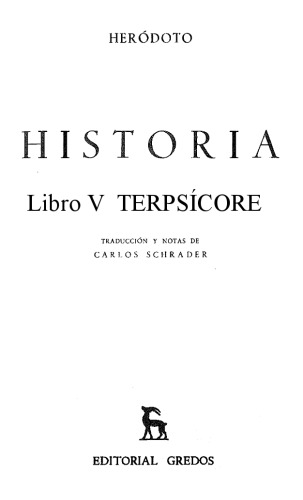 ﻿تاریخ. کتاب پنجم (Terpsichore)