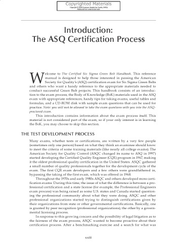 ﻿کتابچه راهنمای کمربند سبز گواهی شش سیگما