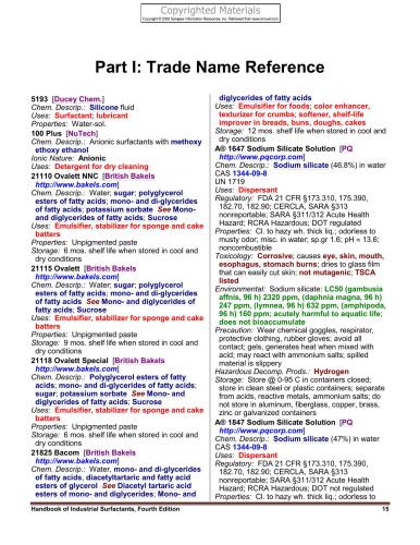 ﻿کتابچه راهنمای سورفاکتانتهای صنعتی