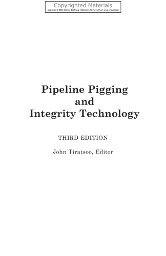 ﻿Pipeline Pigging و فناوری یکپارچگی