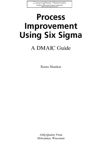 ﻿بهبود فرآیند با استفاده از شش سیگما - راهنمای DMAIC