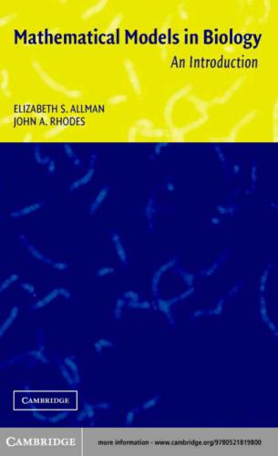 ﻿مدل های ریاضی در زیست شناسی: مقدمه