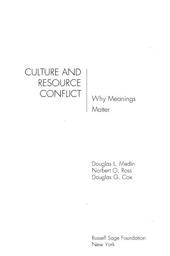 ﻿تعارض فرهنگ و منابع: چرا معانی مهم هستند