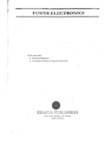 ﻿الکترونیک قدرت (کتاب اسکن شده)