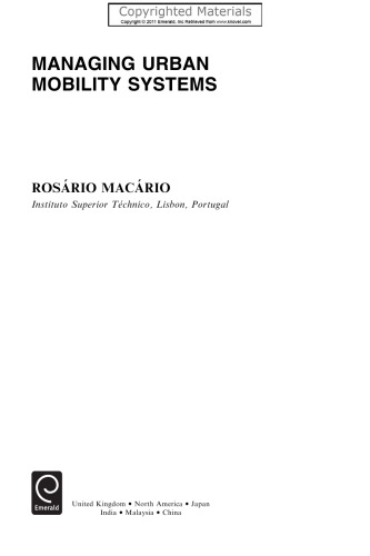 ﻿مدیریت سیستم های تحرک شهری