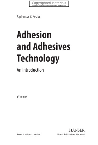 ﻿فناوری چسبندگی و چسب - مقدمه