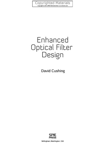 ﻿طراحی فیلتر نوری پیشرفته