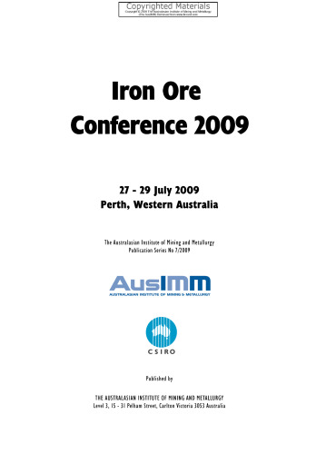 ﻿کنفرانس سنگ آهن 2009