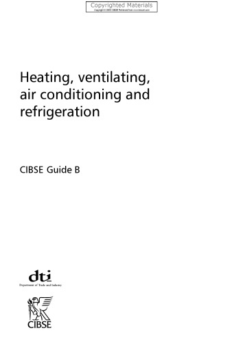 ﻿راهنمای CIBSE B - گرمایش، تهویه، تهویه مطبوع و تبرید