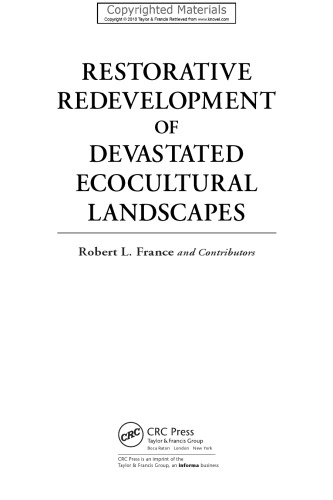 ﻿بازسازی ترمیمی مناظر زیست محیطی ویران شده