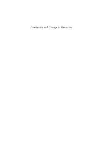 ﻿تداوم و تغییر در گرامر