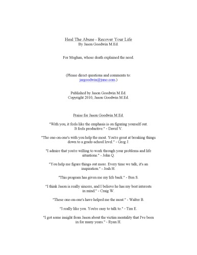 ﻿درمان سوء استفاده - زندگی خود را بازیابی کنید