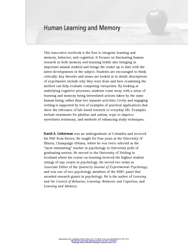 ﻿یادگیری و حافظه انسانی