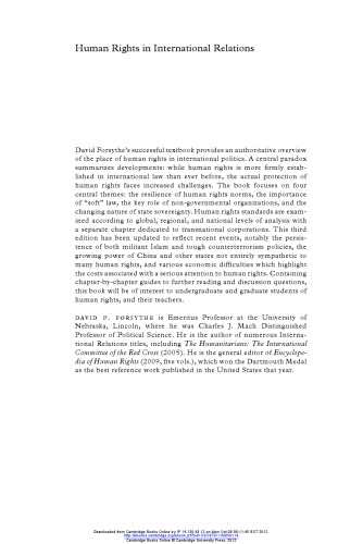 ﻿حقوق بشر در روابط بین الملل