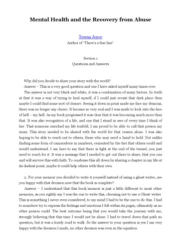 ﻿سلامت روان و بهبودی از سوء استفاده