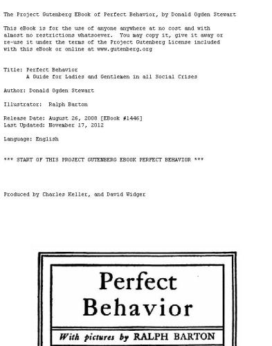 ﻿رفتار عالی (راهنمای خانم ها و آقایان در تمام بحران های اجتماعی)