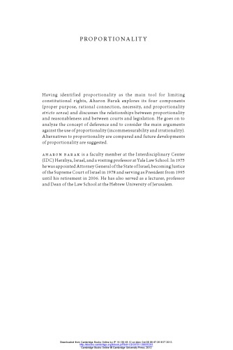 ﻿تناسب: حقوق اساسی و محدودیت های آنها