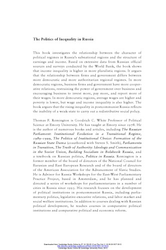 سیاست نابرابری در روسیه