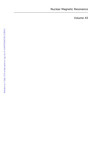 ﻿رزونانس مغناطیسی هسته ای جلد 43