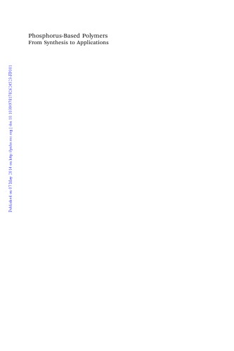 ﻿پلیمرهای مبتنی بر فسفر از سنتز تا کاربردها