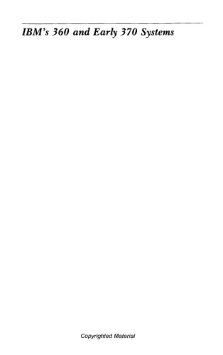 ﻿سیستم های 360 و اولیه 370 آی بی ام