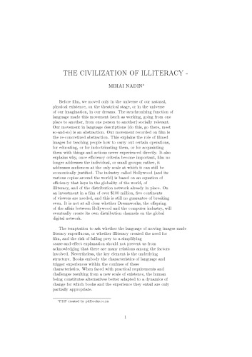 ﻿تمدن بی سوادی