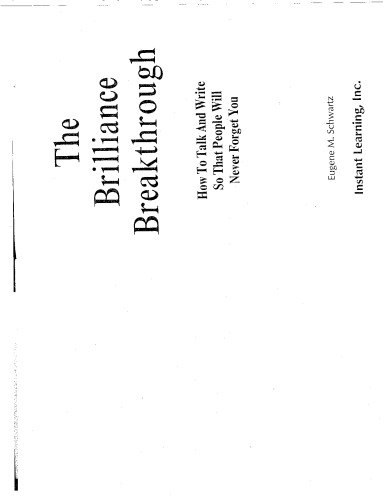موفقیت درخشان: چگونه صحبت کنیم و بنویسیم تا مردم هرگز تو را فراموش نکنند