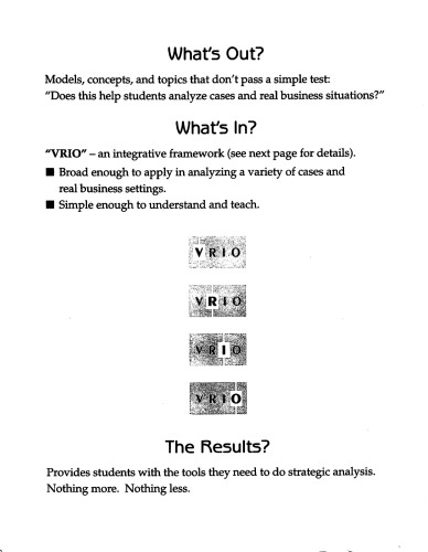 مدیریت استراتژیک و مزیت رقابتی