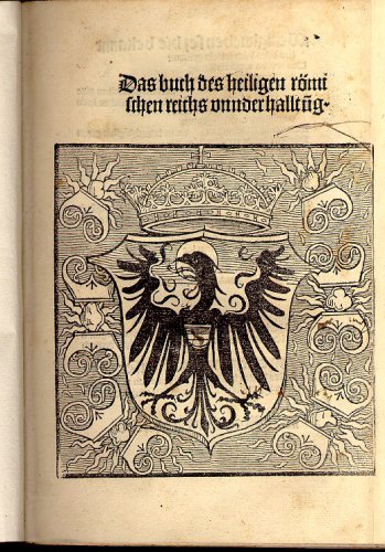 Das buch des heiligen römischen reichs unnderhaltung