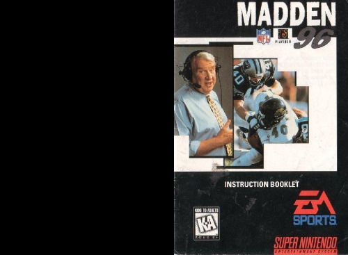 ﻿Madden NFL 96