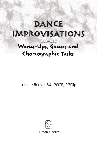 ﻿بداهه نوازی رقص: گرم کردن، بازی ها و کارهای رقص