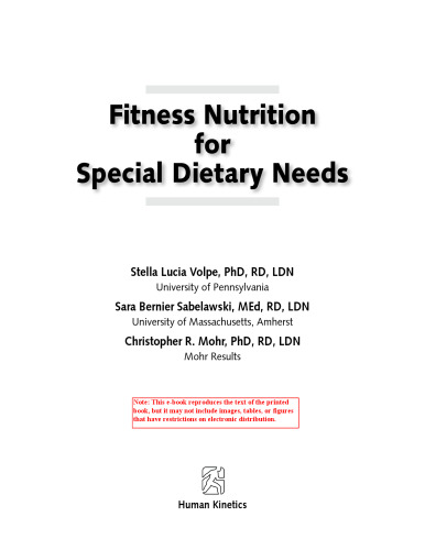 ﻿تغذیه تناسب اندام برای نیازهای غذایی منحصر به فرد