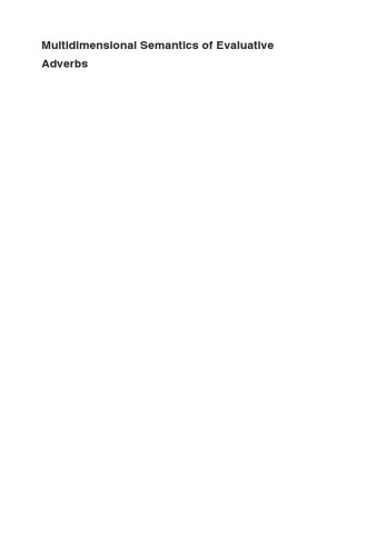 ﻿معناشناسی چند بعدی قیدهای ارزشی