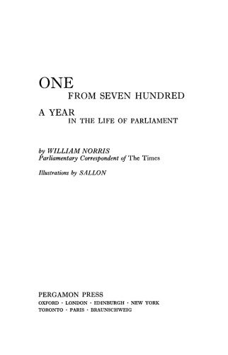 ﻿یکی از هفتصد. یک سال از عمر مجلس