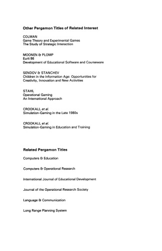 ﻿شبیه سازی-بازی. در مورد بهبود شایستگی در مواجهه با پیچیدگی، عدم قطعیت و تضادهای ارزشی