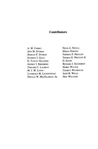 ﻿جداسازی سلولی روش ها و کاربردهای منتخب، جلد 1