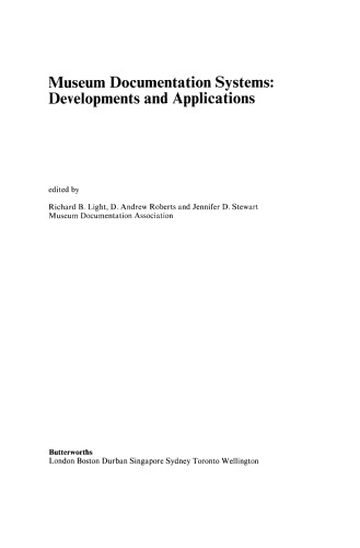 سیستم های اسناد موزه. تحولات و برنامه ها