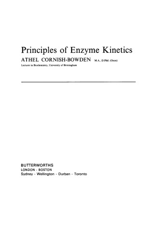 ﻿اصول سینتیک آنزیم