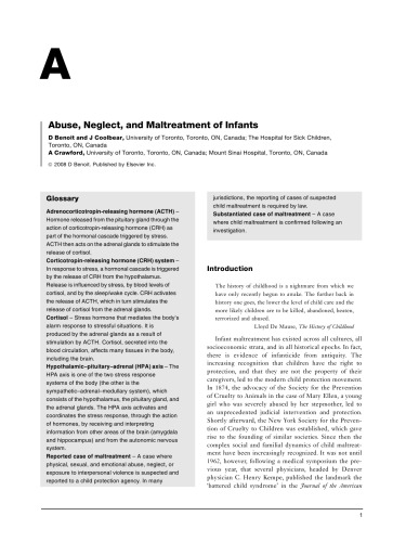 ﻿دایره المعارف رشد نوزادان و اوایل دوران کودکی