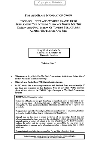 ﻿روش های ساده شده برای تجزیه و تحلیل پاسخ به بارگذاری دینامیکی