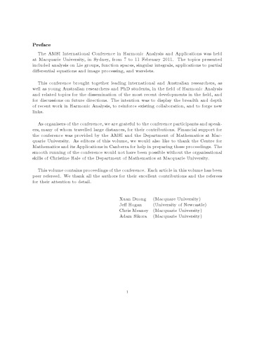کنفرانس بین المللی AMSI در مورد تحلیل و کاربردهای هارمونیک