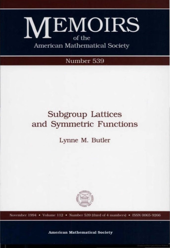 ﻿شبکه های زیر گروه و توابع متقارن