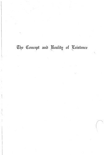 مفهوم و واقعیت وجود