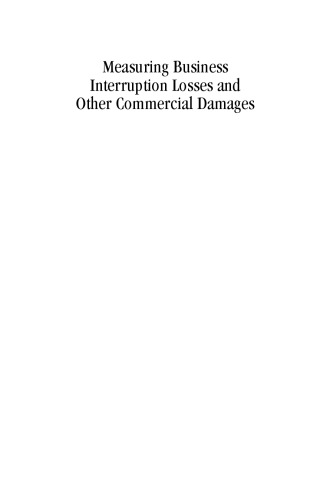 ﻿اندازه گیری خسارات قطع شده در تجارت و سایر خسارات تجاری