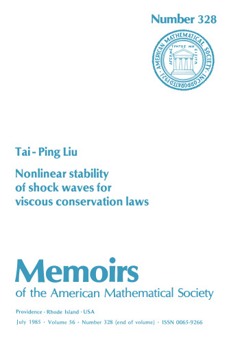 پایداری غیرخطی امواج شوک برای قوانین حفاظت از ویسکوز