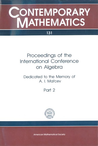 ﻿مجموعه مقالات کنفرانس بین المللی جبر که به یاد A.I. Malcev