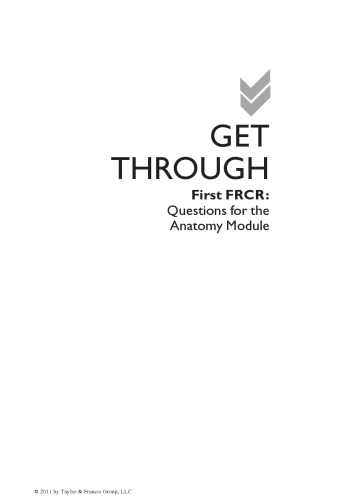 ﻿دریافت از طریق First FRCR: سوالات مربوط به ماژول آناتومی