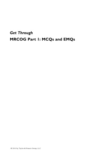 ﻿دریافت از طریق MRCOG قسمت 1: MCQs و EMQs