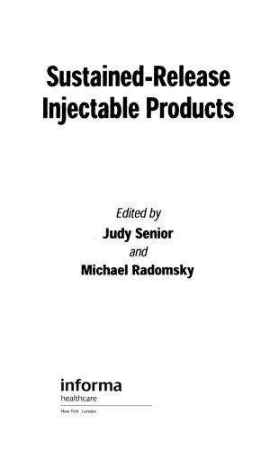 ﻿محصولات تزریقی با رهش پایدار