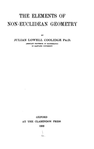 عناصر هندسه غیر اقلیدسی